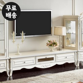 앤 엔틱 자작나무 원목 TV대 티비다이 거실장 (1800)