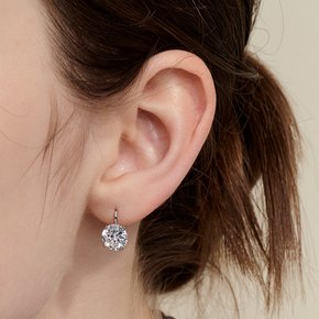 [헤이] 8mm cubic hook earring
