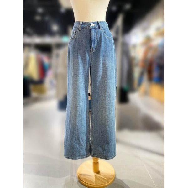 [여주점] 부클 와펜 쉐브론 데님 팬츠 (BADPA3611)