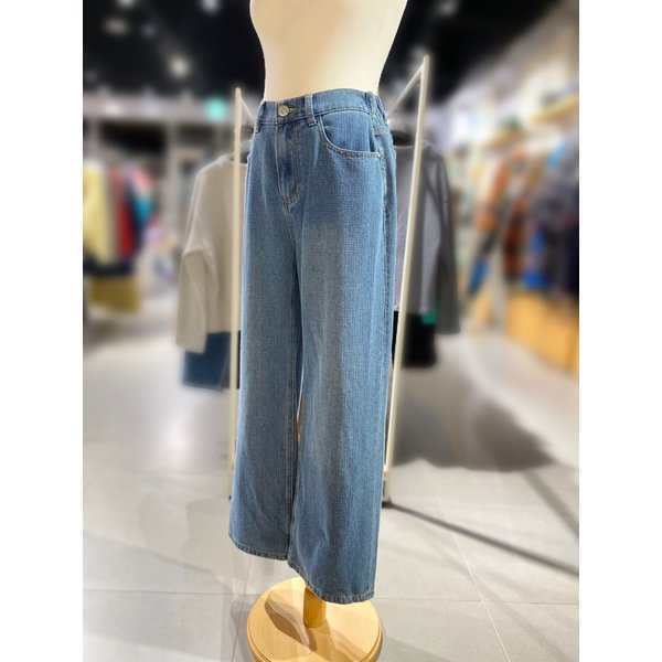 [여주점] 부클 와펜 쉐브론 데님 팬츠 (BADPA3611)