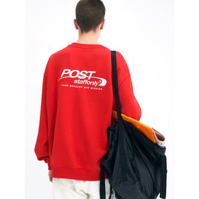 POST SWEATSHIRT (RED)