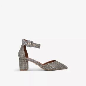 5470387 KURT GEIGER LONDON Burlington logo-embossed woven courts