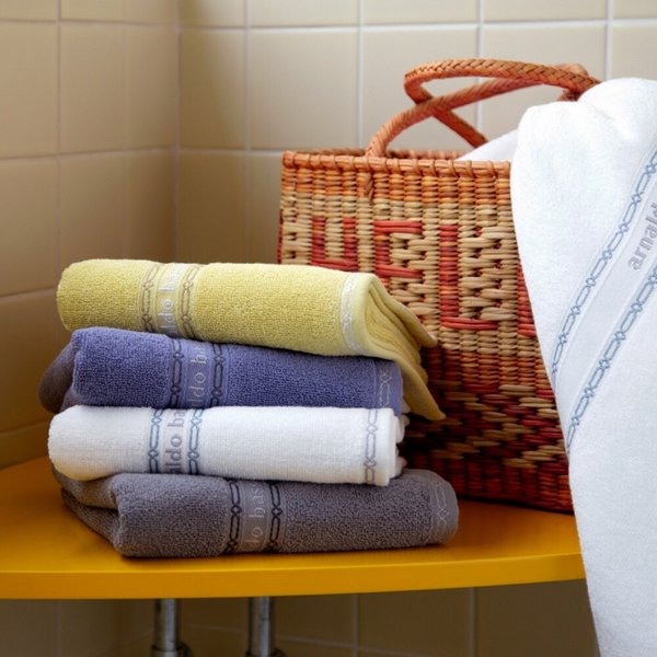 아날도바시니 체인40 세면타올 140g 2매 (OR상하+쇼핑백)