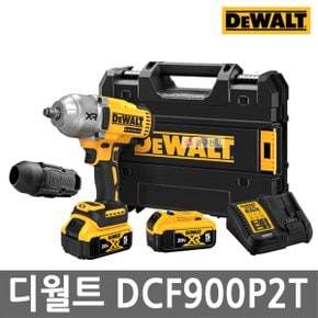 DCF900P2T 충전임팩렌치 1/2인치 20V 5.0Ah BL모터 4단모드변경