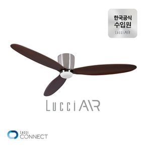 [NEW][루씨에어] 레이더 커넥트 iot실링팬 132cm, 52인치 [크롬다크코코아]