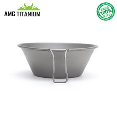 에이엠지티타늄 티탄 고정형 시에라컵 230ML(샌딩)M 캠핑용품 백패킹 등산용품 AMG TITANIUM