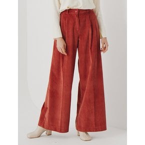 planet-50 corduroy tuck wide pants