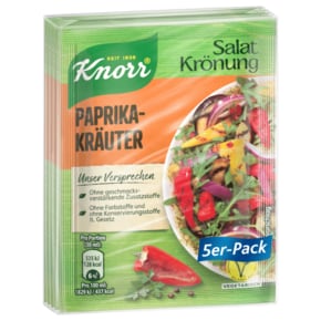 Knorr 크노르 샐러드 크라우닝 파프리카 허브 드레싱 5팩