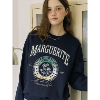 아워호프 Gradation Margaret Sweatshirt - Navy