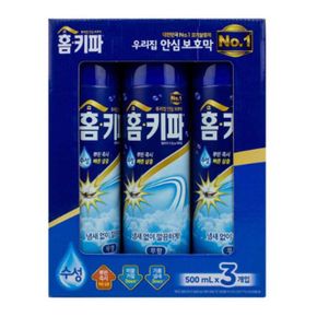 홈키파 엘비이 수성 알파 에어졸 무향 500ml 3개입