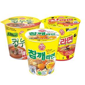 소컵 6컵씩 참깨라면+컵누들 매콤+진라면 매운 무료배송