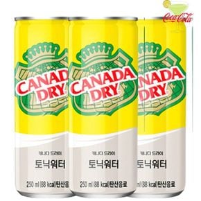 코카콜라 카나다드라이 캐나다드라이 토닉워터 250ml X 30캔