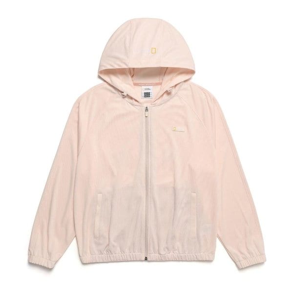 [여주점] N242WJP410 여성 그래픽 메쉬 집업점퍼 핑크