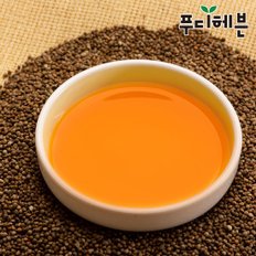 국내 착유 100% 통깨로 진하게 짠 하늘빛 들기름 350ml+350ml