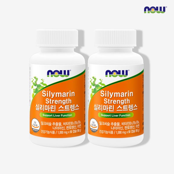 [나우푸드] 실리마린 스트렝스 (1,000mg x 90캡슐) x 2병