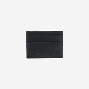 보테가 베네타 인트레치아토 크레딧 카드 케이스 블랙 Bottega Veneta Intrecciato Credit Card