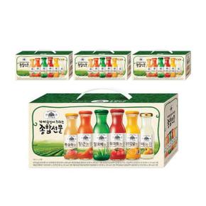 가야농장 종합선물세트 180ml 12병 4세트 (토마트/알로에/당근/배/복숭아/감귤)