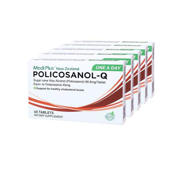 메디플러스 폴리코사놀 Policosanol-Q 66.8mg 60정 x5