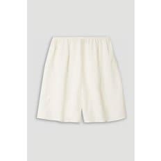 Cutout linen shorts 화이트 1647597353695672