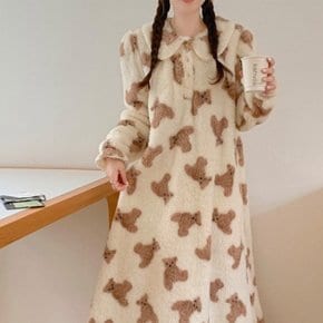 큰곰돌이 포근 수면 잠옷 파자마 원피스 잠옷