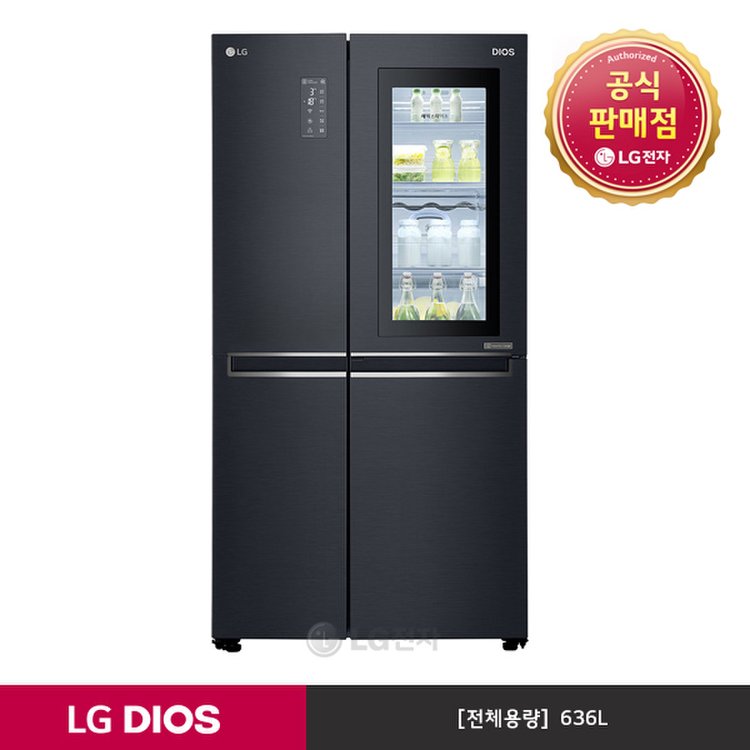 공식판매점][Lg전자] Lg Dios 노크온 매직스페이스 냉장고 S631Mc75Q (636L), 믿고 사는 즐거움 Ssg.Com