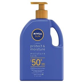 니베아 선크림 로션 대용량 펌프 sun SPF 50 protect moisture lotion 1L