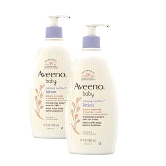 아비노 [해외직구] Aveeno 아비노 베이비 카밍 컴포트 모이스처라이징 바디로션 532ml 2팩