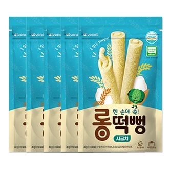  아이배냇 롱떡뻥 시금치 30g 5개