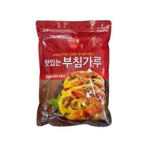이츠웰 맛있는 부침가루 1kg 식자재 바삭한 부침용 분말가루 (S29535025)