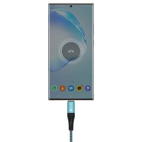 USB C타입 고속충전케이블 1.2M 선정리 밸크로 충전기선 데이터 전송