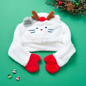 [버터샵] 크리스마스 밀크캣 털모자