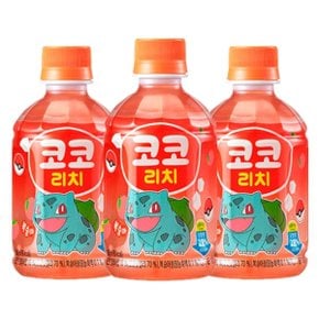 롯데칠성 코코리치 복숭아 280ml x 24페트