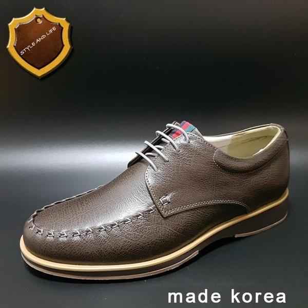 천연소가죽 남성 세미캐쥬얼 스니커즈 로퍼 추천 SMM150 BROWN(1)