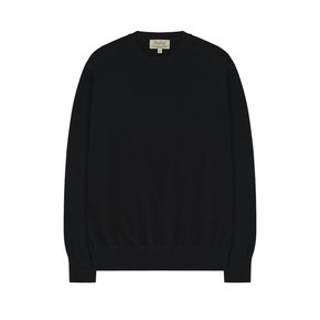 Essential Crew Neck Knit (Black)