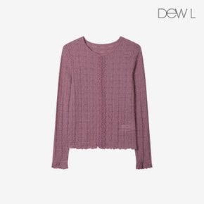 롱슬리브 레이스 티셔츠 VO_D253MSM010