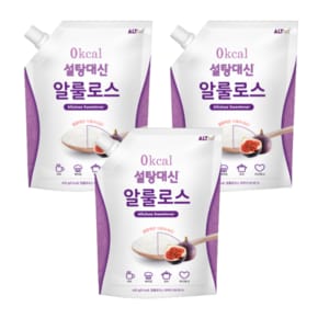 설탕대신 알룰로스 0kcal 나한과 대체당 400g x 3개