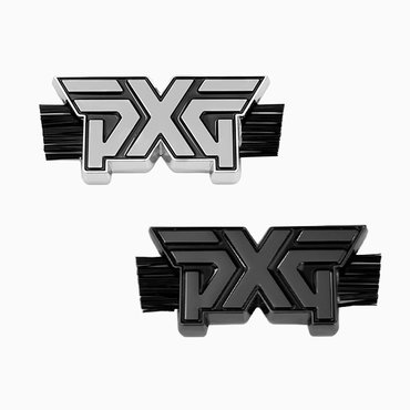 PXG [해외] PXG 골프 양면 크롬 웨지 브러쉬 2종 블랙 화이트