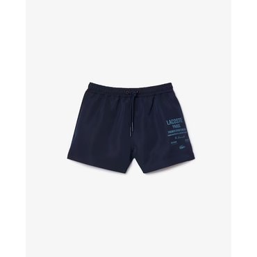 라코스테 25SS 여성 LACOSTE 워딩 쇼츠 FF9845-55G 166