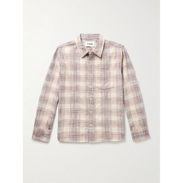 코리더 로즈우드 체크 코튼 셔츠 46376663162939623