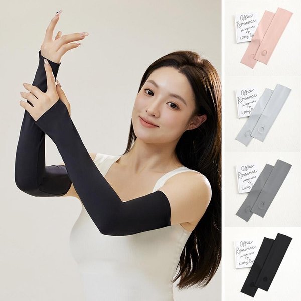 [옷자락] 여성 스판 심리스 손등커버 팔보호 쿨토시