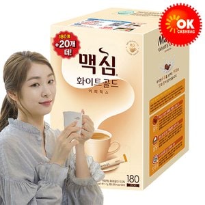 동서 [맥심] 화이트골드 커피믹스 180+20개 더 (200T)