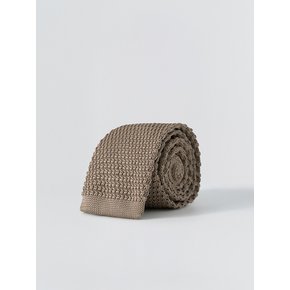 Daily Poly Knit Tie_Beige