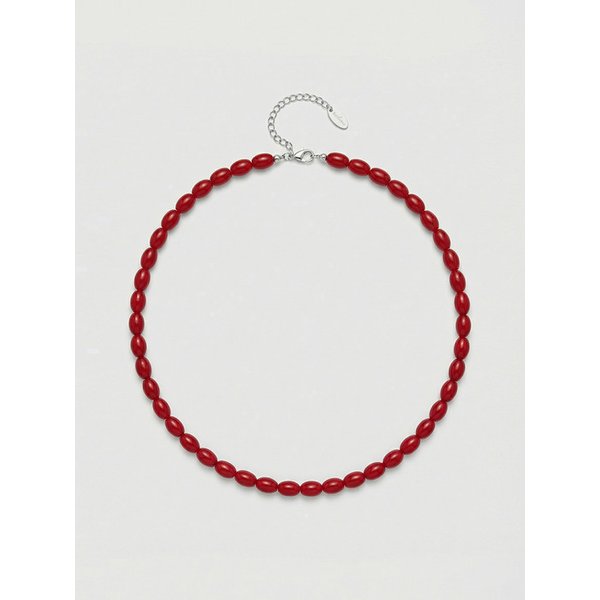 Crimson glow necklace