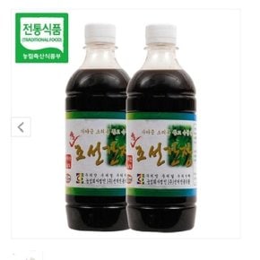 뽕잎추출액 국산콩 전남조선간장 900ml-2개 (W96F6C2)