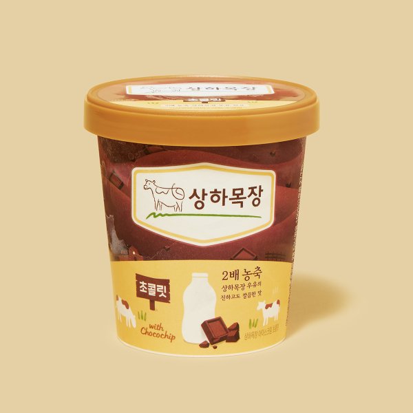 [상하목장] 아이스크림 초콜릿 474ml