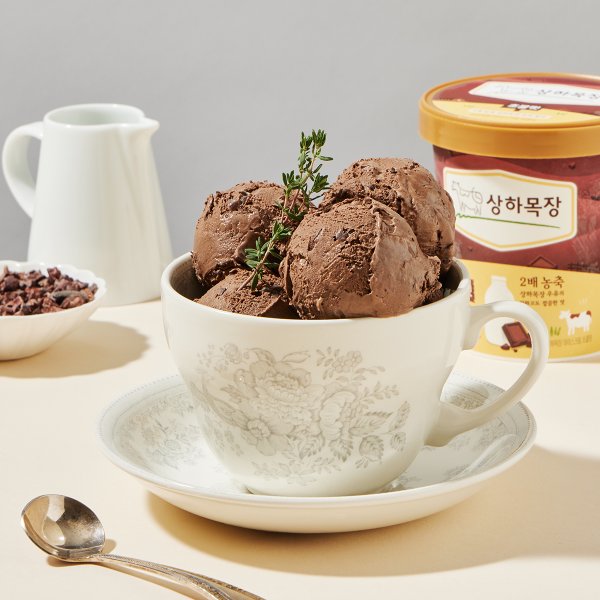 [상하목장] 아이스크림 초콜릿 474ml