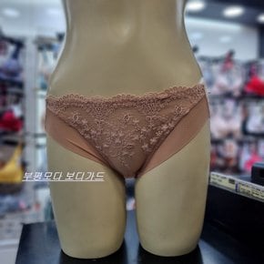 -스킨베이지컬러의 플라워 자수레이스와 샤이닝BGWPA305_BP