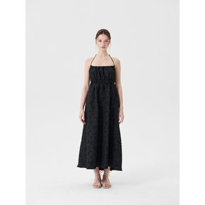 JQD texture backless long dress_BK