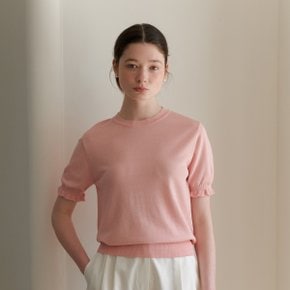 FRILL ROUND KNIT_PINK