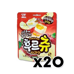 후르츄젤리 사과맛 디저트간식 40g x 20개